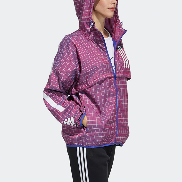 Женская куртка adidas (красная) — фото 4
