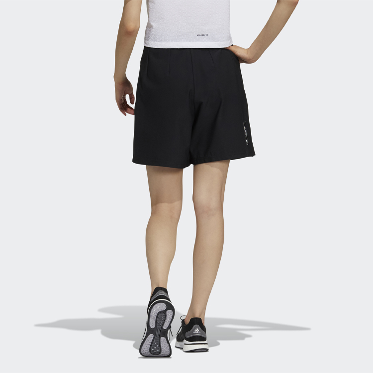Женские шорты adidas Tech Shorts Wv (черный) — фото 4