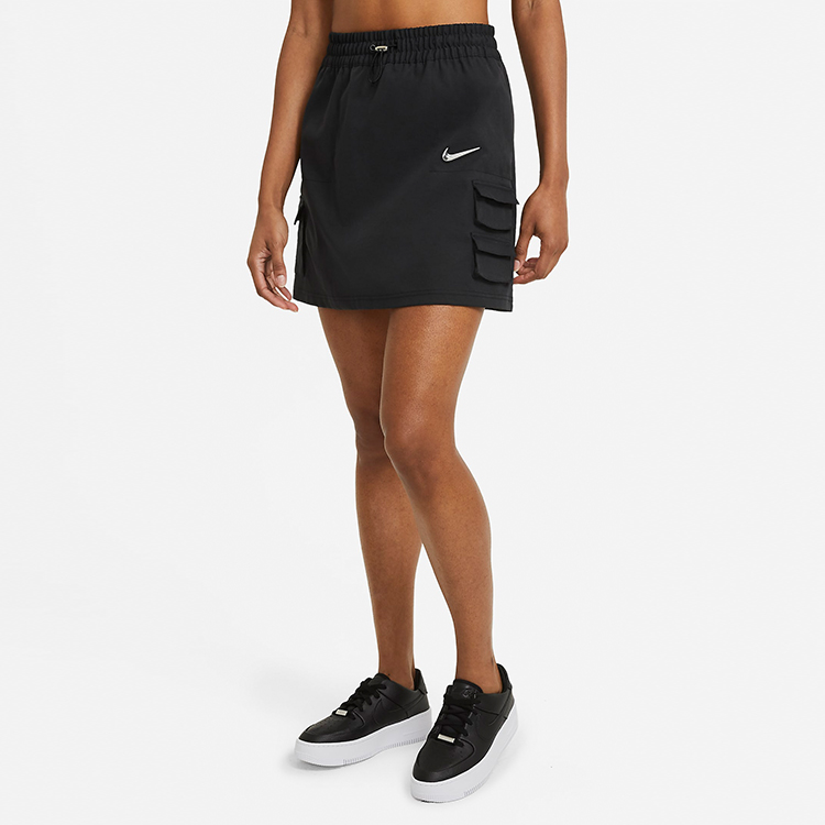 Женская юбка Nike Sportswear Swoosh (черная) — фото 2
