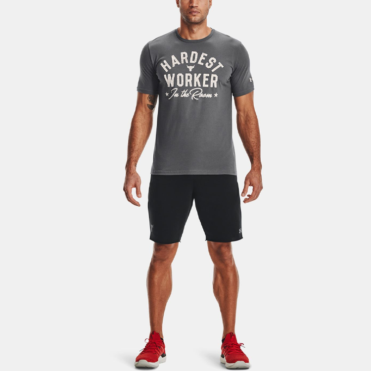 Мужская футболка Under Armour (серая) — фото 3