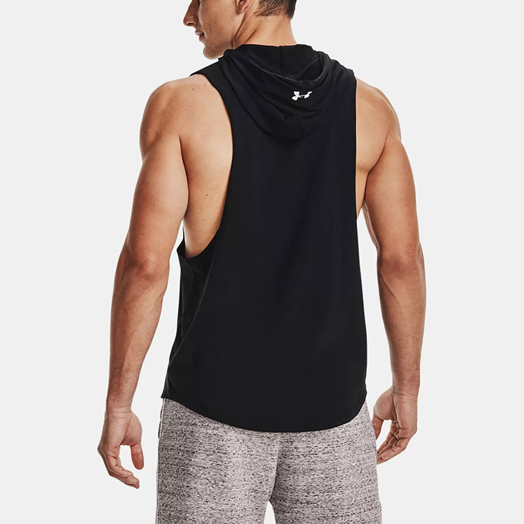 Мужская футболка-майка Under Armour Спортивная (черная) — фото 5