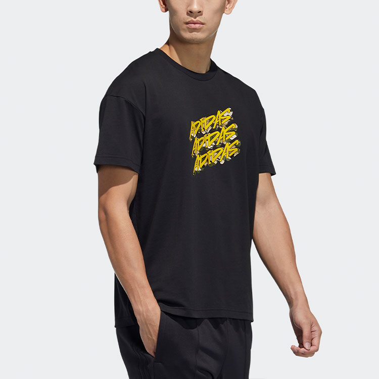 Мужская футболка adidas Ub Gfx T (черная) — фото 3