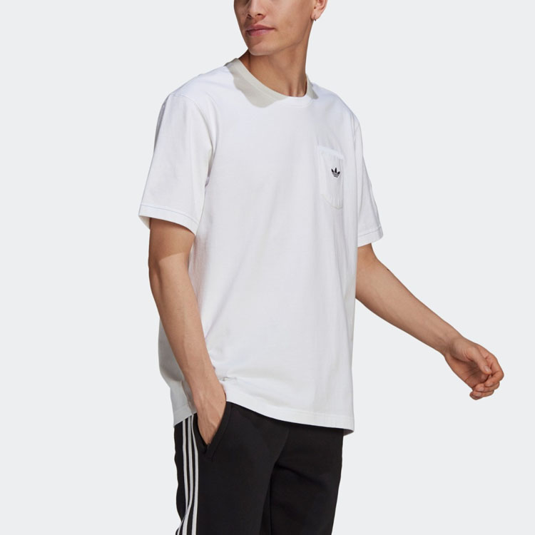 Мужская футболка adidas Artist Tee Ss (белая) — фото 4