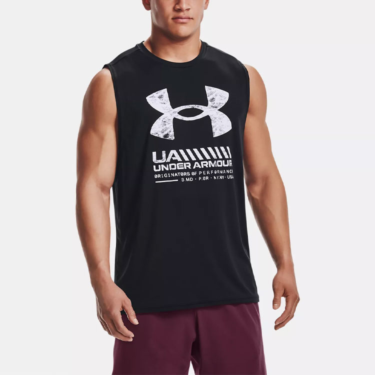 Мужская майка Under Armour Velocity (черная) — фото 4
