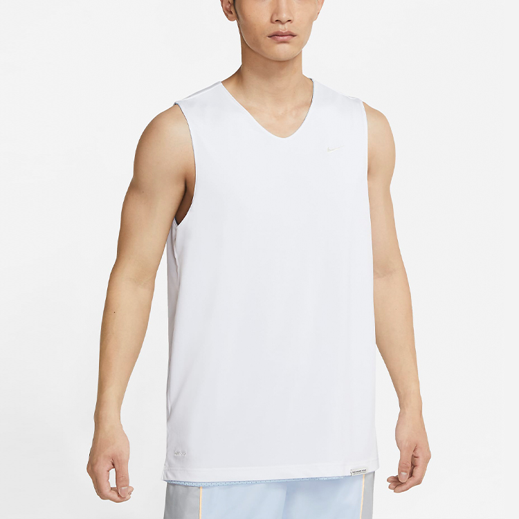 Мужская майка Nike Standard Issue (светло-синяя) — фото 8