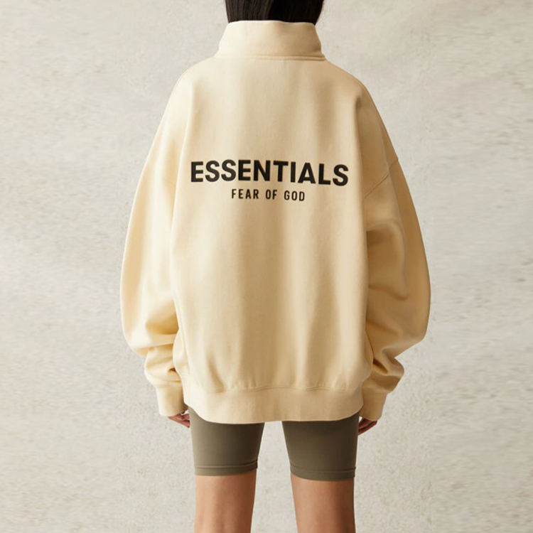 Шорты Fear of God Essentials SS21 Athletic Biker Short Taupe (серо-коричневые) — фото 6