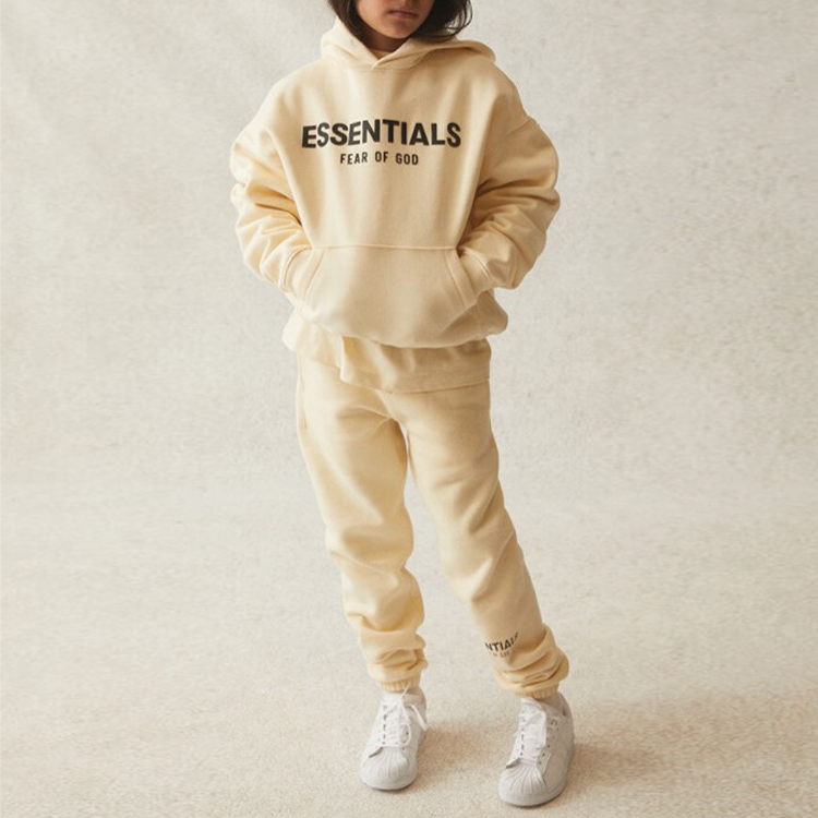 худи Fear of God Essentials SS21 (бежевые) — фото 3
