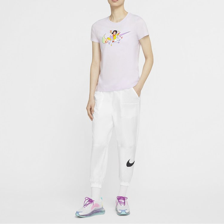 Женская футболка Nike (лиловая) — фото 3