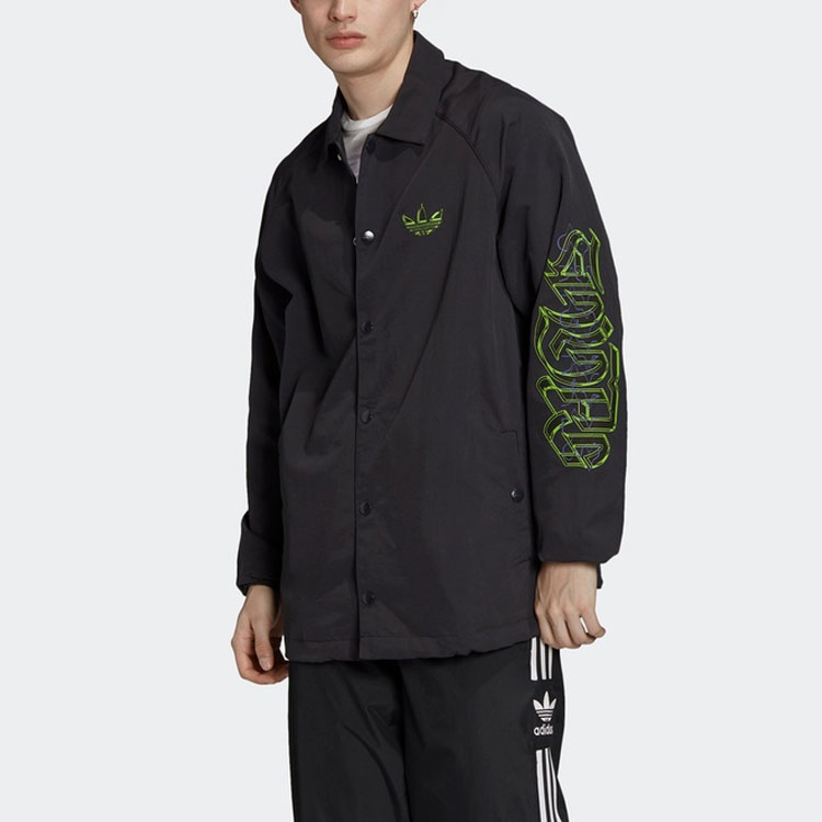 Мужская куртка adidas originals (черная) — фото 6