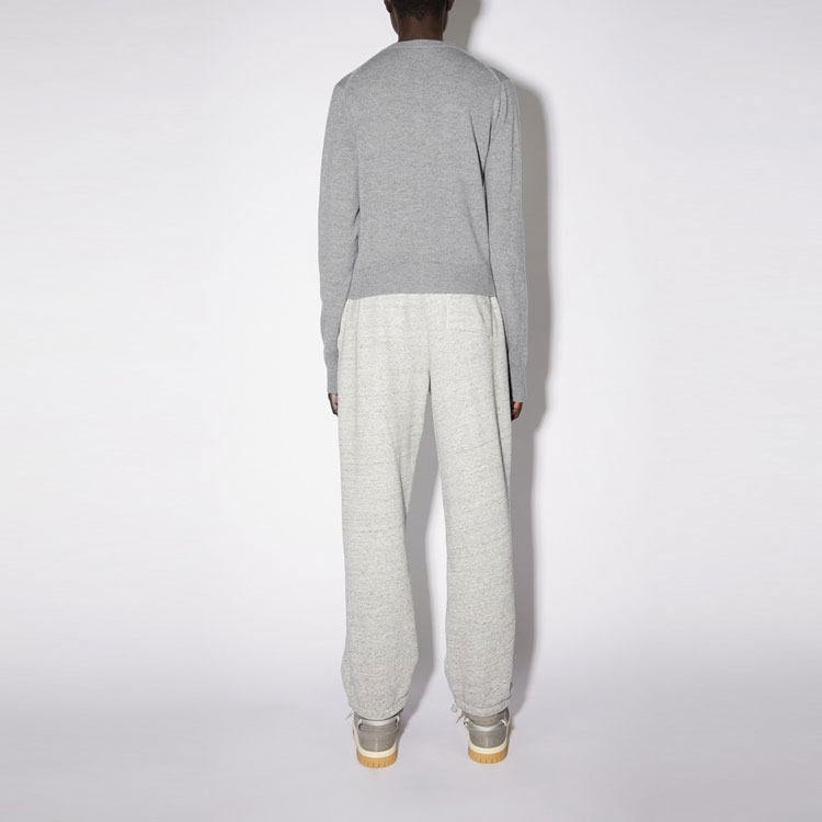 Женская куртка-кардиган Acne Studios SS21 Face (серая) — фото 2