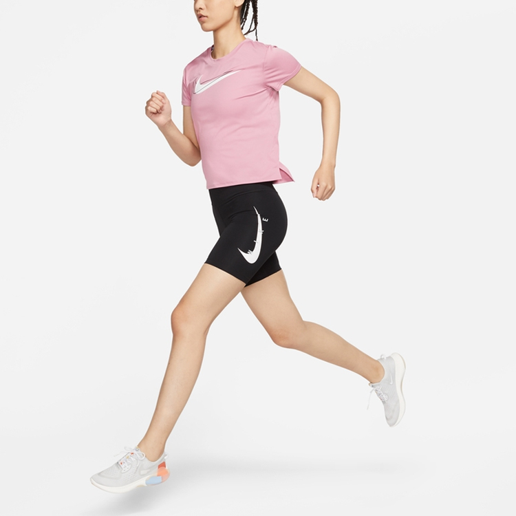 Nike Set in Sleeve Running T Shirt Women’s Pink