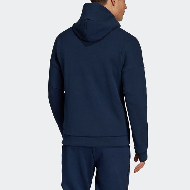 Мужская куртка adidas (темно-синяя) — фото 3
