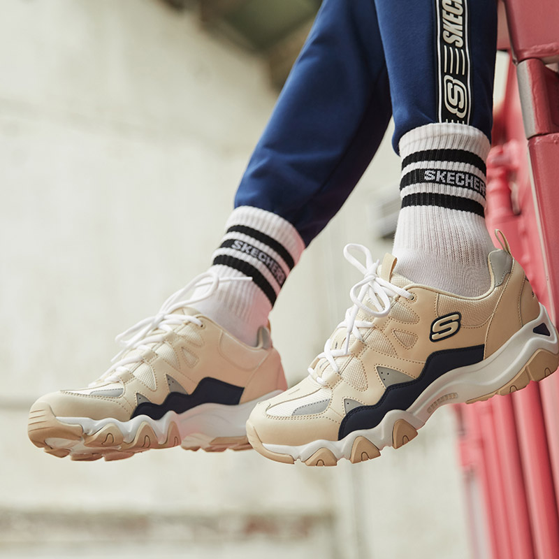 Мужские кроссовки Skechers D'Lites 2.0 (натуральный) — 自然色 — фото 8