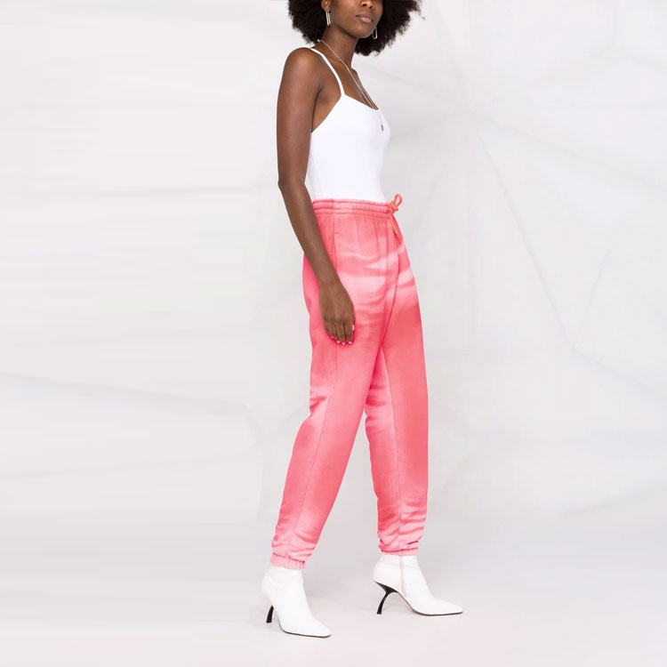 Alexander Wang garment-dyed lounge track trousers