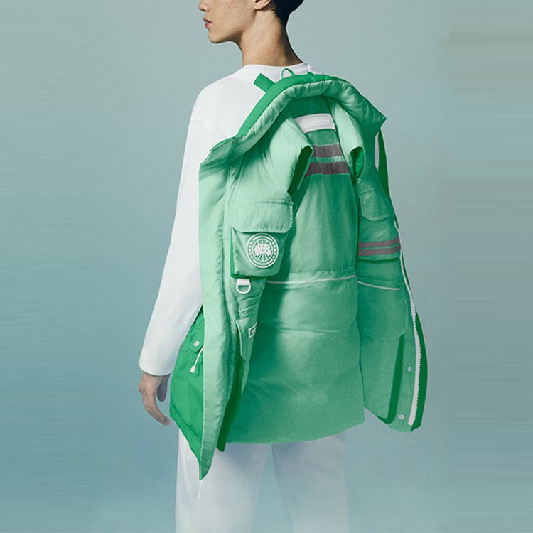 Куртка Canada Goose X-ray Logo (зеленый) — Тушеное вегетарианское блюдо зеленого цвета — фото 10