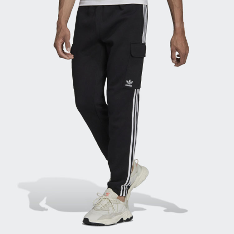 Adidas Originals 3 Stripes Knitted Sweatpants Men’s Black