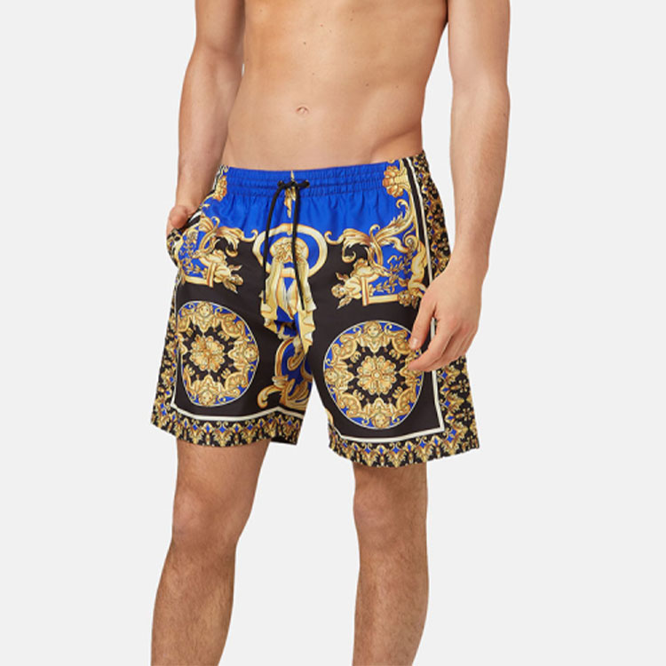 VERSACE Le Pop Classique Print Swim Trunks