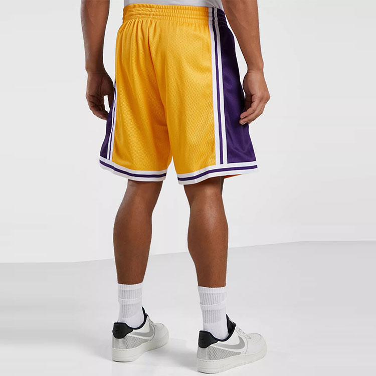 Mitchell X Ness NBA Big Face 2.0 Los Angeles Lakers Mens Shorts