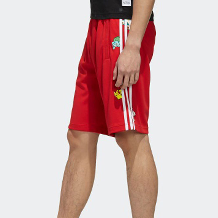 Мужские шорты adidas neo X POKÉMON (светло-красный) — фото 3