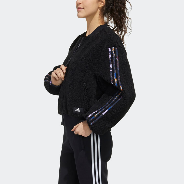 Женская куртка adidas CNY W Mic Bomber (разноцветный) — фото 6