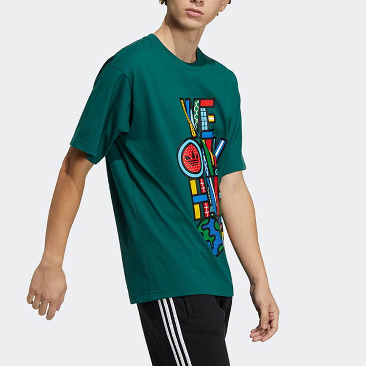 Мужская футболка adidas Originals Artist Tee (зеленая) — фото 5