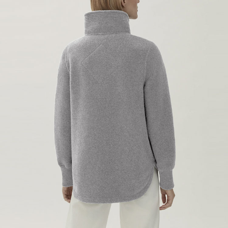 Женский свитер Canada Goose SS22 Severn (серо-коричневый) — фото 3