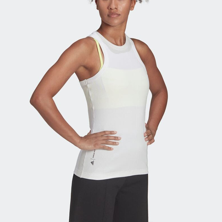 Adidas Sleeveless Sports Shirts Women’s White Racerback