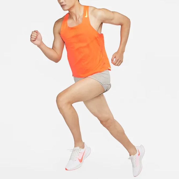 Nike Dri Fit Running Tank Top Men’s Orange
