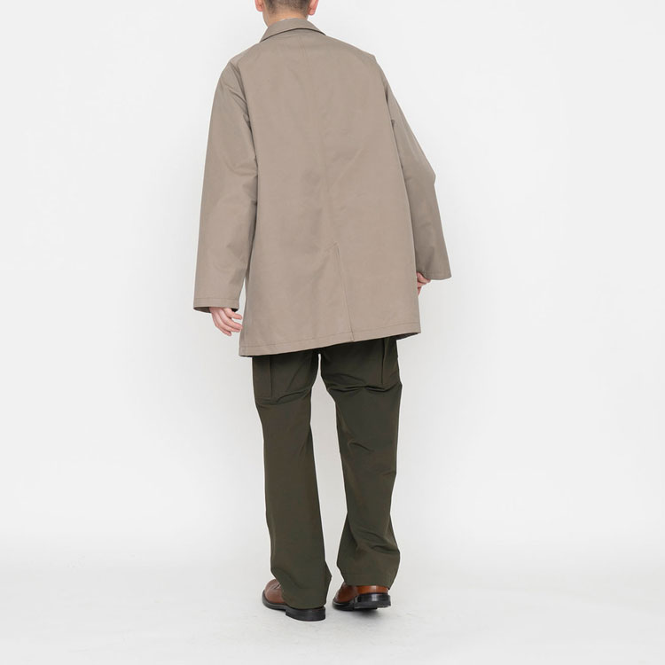 Мужская куртка nanamica 2l Gore tex Short Soutien Collar Coat (черная) — Синий — фото 3
