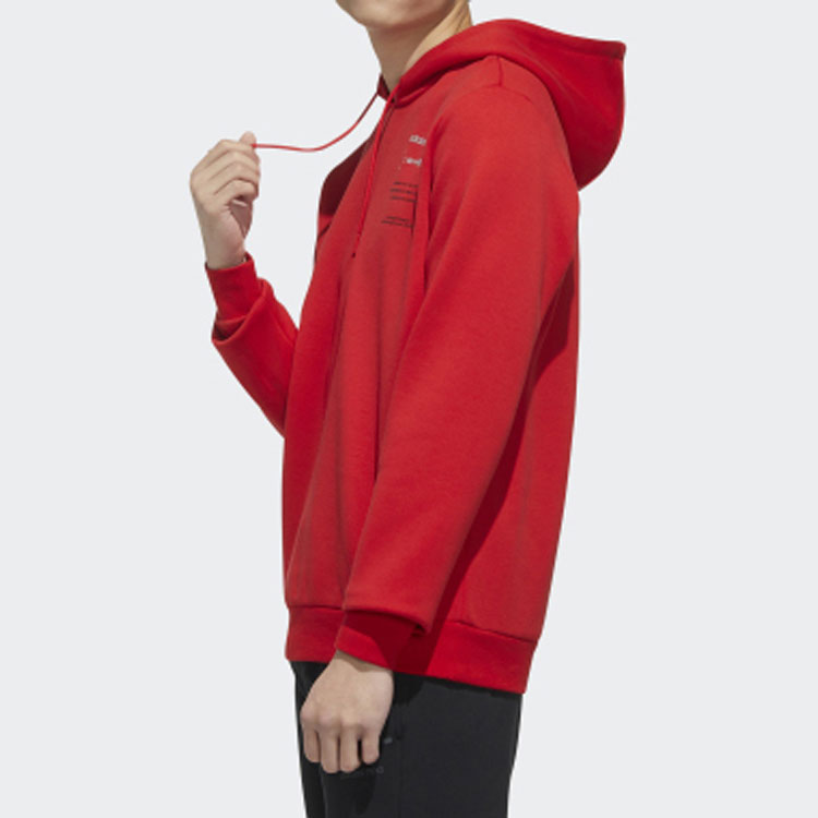 Мужское худи adidas neo M Cs Hoody 2 (красное) — фото 6