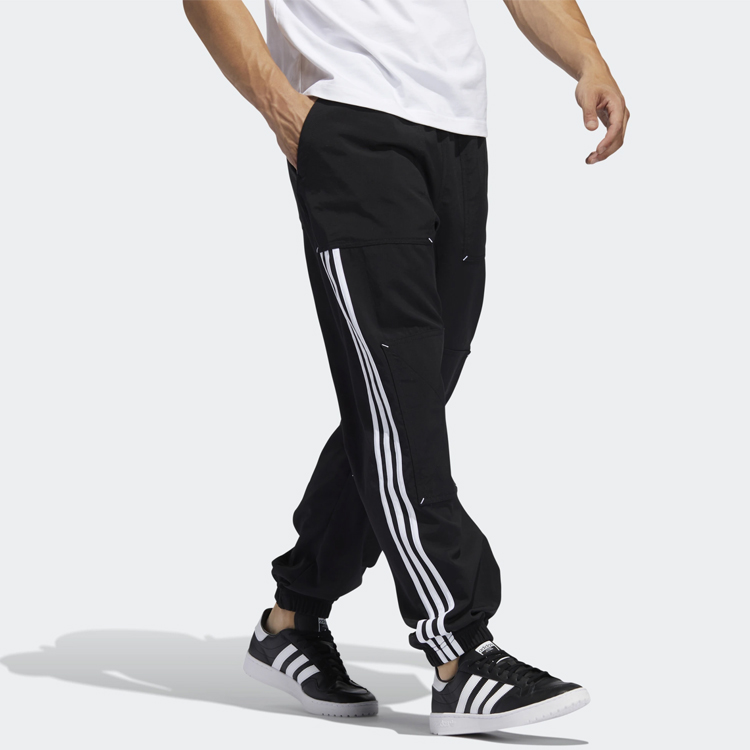 Мужские спортивные штаны adidas originals (черные) — фото 4