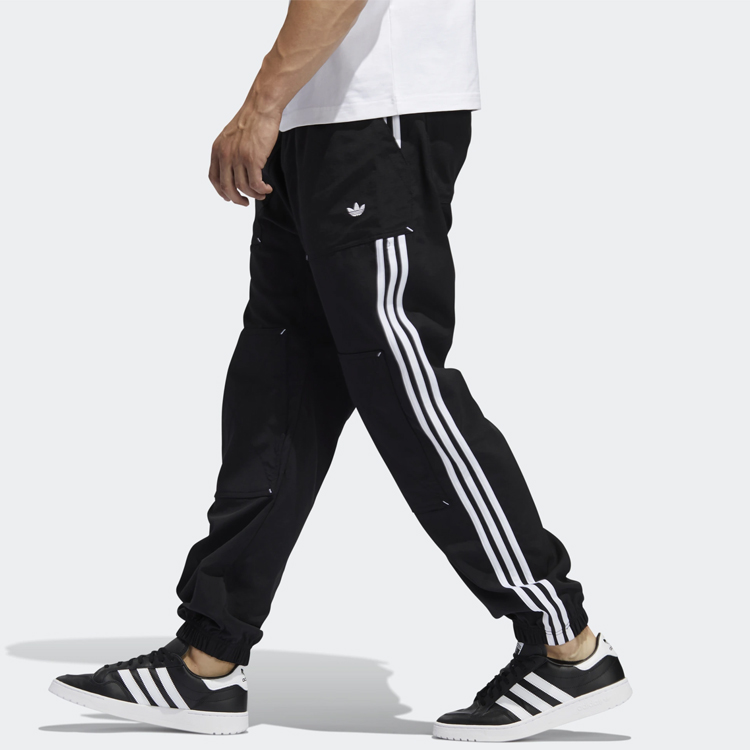 Мужские спортивные штаны adidas originals (черные) — фото 5