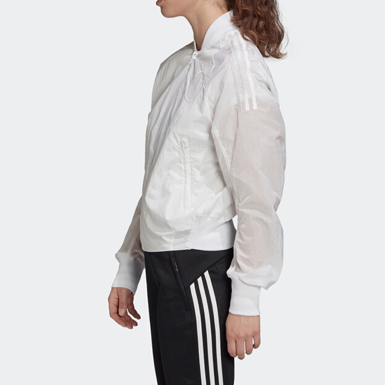 куртка adidas VRCT W Vrct Jk Woven (белая) — фото 4
