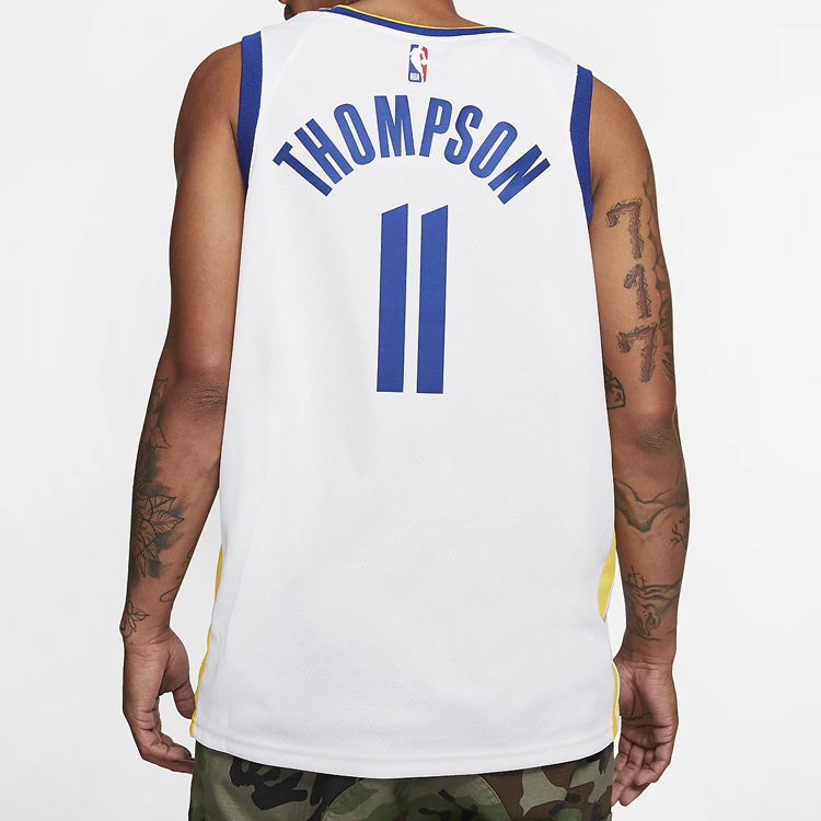 Мужская футболка Nike NBA SW 19-20 (белая) — фото 4