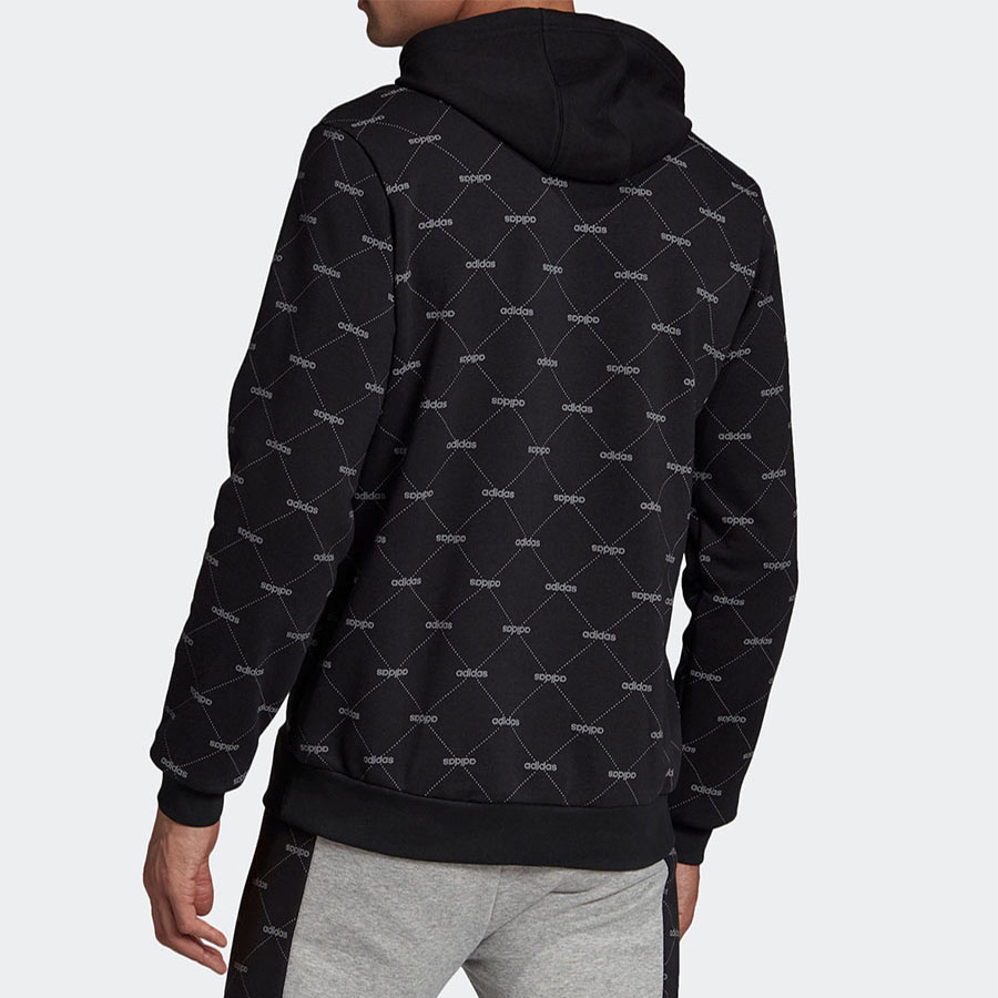 Мужская куртка adidas neo M CORE FAV HDY (черная) — фото 3