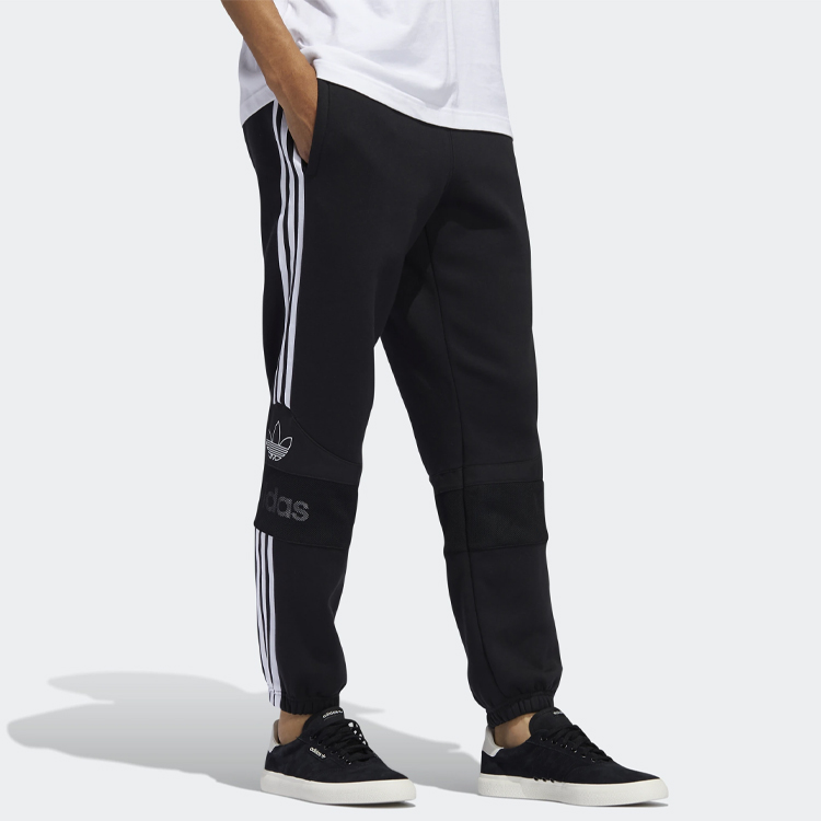 Мужские штаны adidas originals Ts Trf Sp (черные) — фото 5