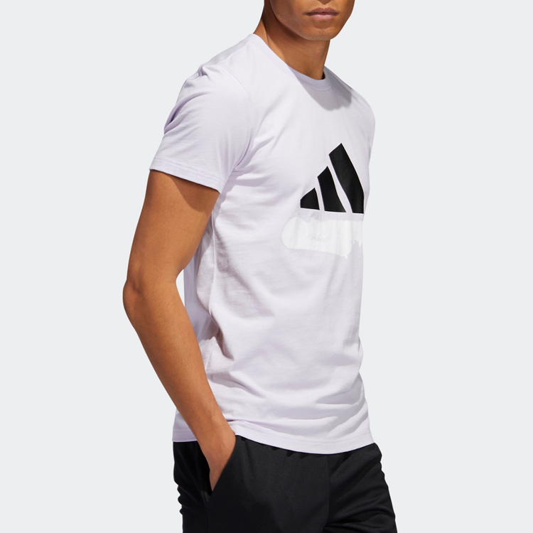 Мужская футболка adidas T (фиолетовая) — фото 6