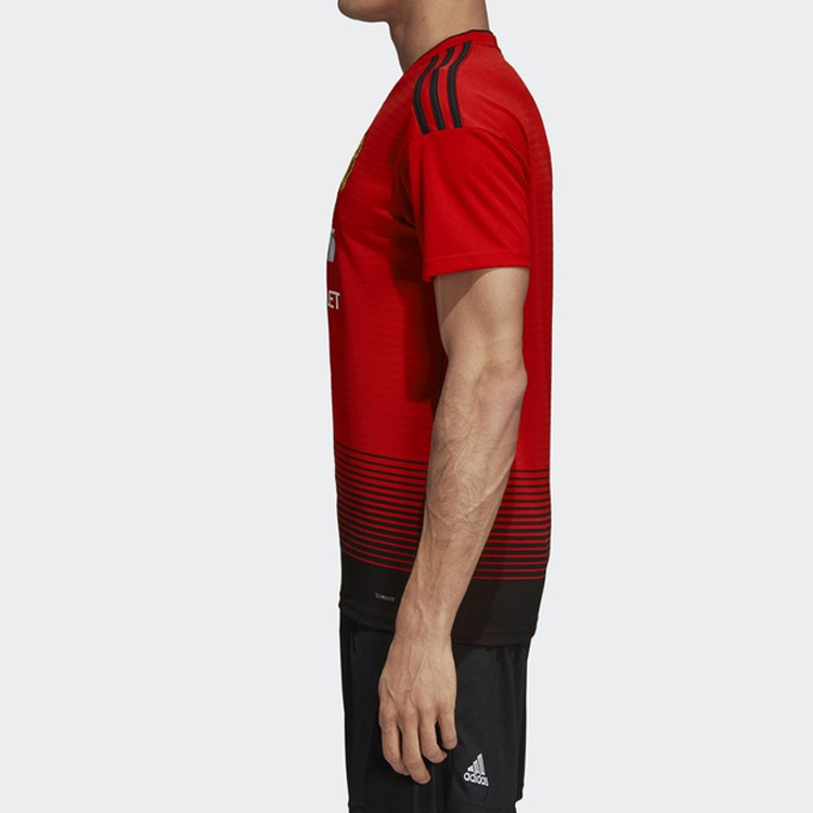 Мужская футболка adidas (красно-черная) — фото 6