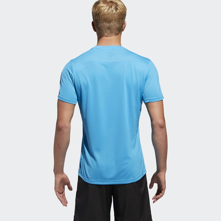 Мужская футболка adidas OWN THE RUN TEE (голубая) — фото 5
