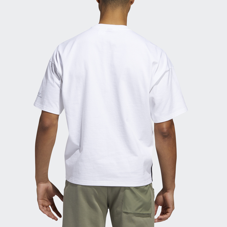 Мужская футболка adidas M Mh Loose Tee (белая) — фото 6