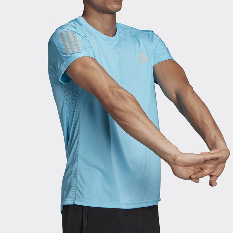 Мужская футболка adidas T / (сине-серая) — фото 6
