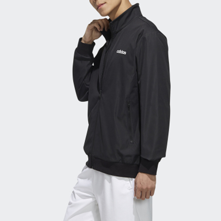 Мужская куртка adidas M D2M TT (черная) — фото 4
