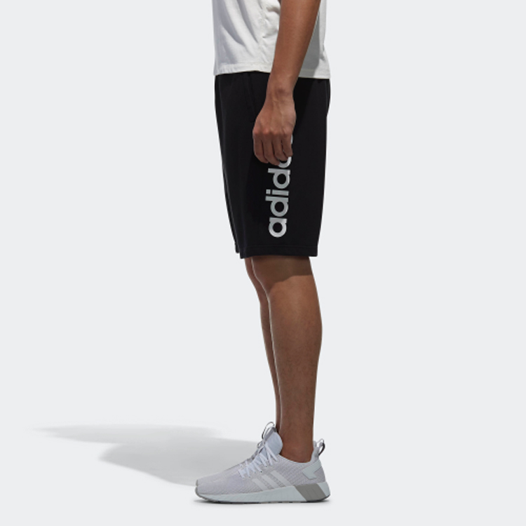 Мужские шорты adidas neo (черные) — фото 4