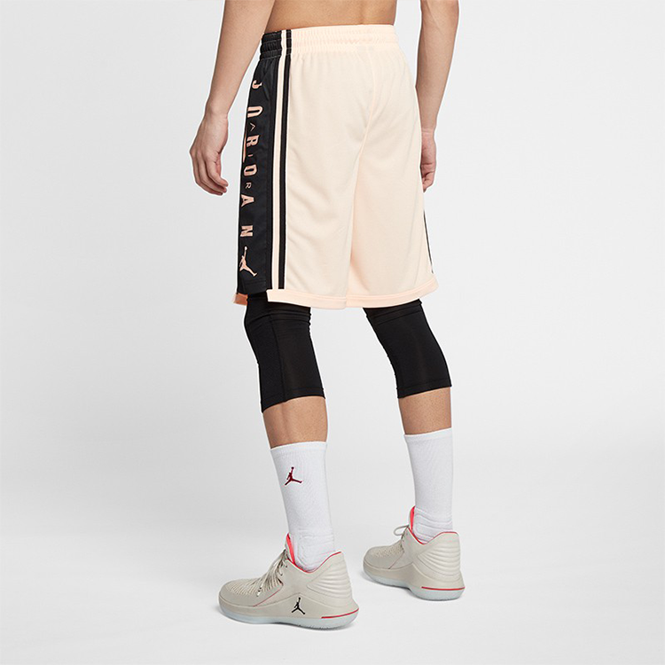Jordan Basketball Shorts Men’s Light Red Moderate Straight Fit Pants