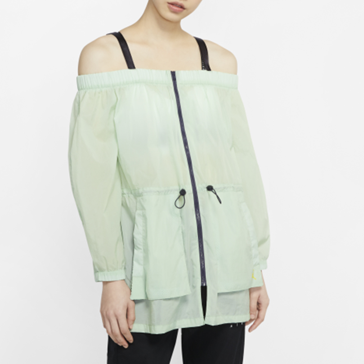 Женская куртка Jordan Utility Jacket (зеленая) — фото 3
