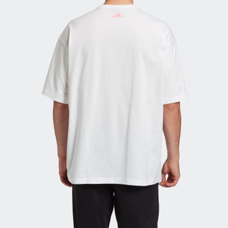 Мужская футболка adidas LOOSE TEE M (белая) — фото 4