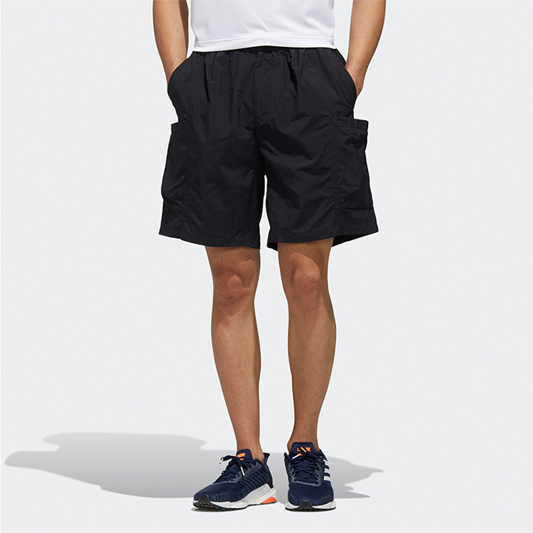 Мужские штаны adidas M tec wv sho (черные) — фото 4