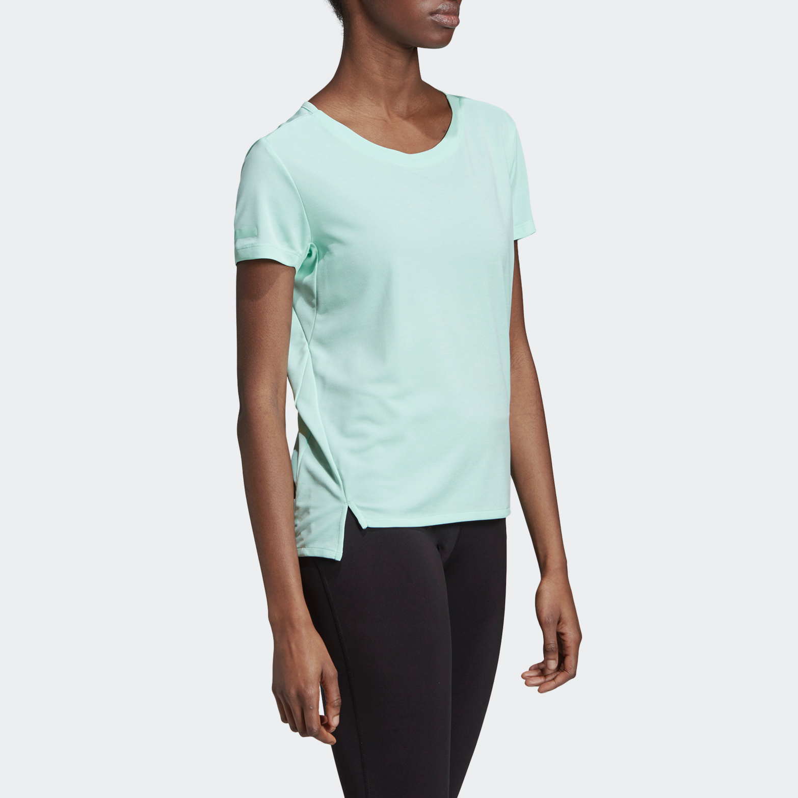 Женская футболка adidas CHILL TEE W (мятная) — фото 5