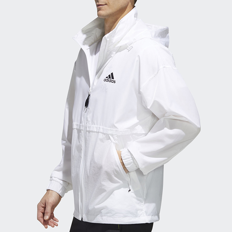 Мужская куртка adidas (белая) — фото 4