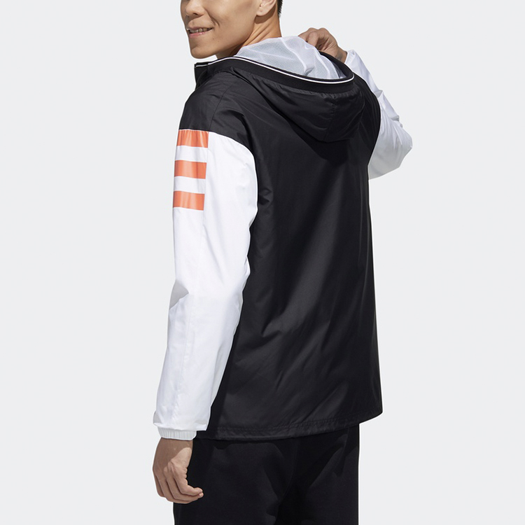 Мужская куртка adidas neo (черная) — фото 4